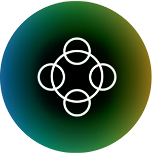 Abstract circle graphic representing context awareness